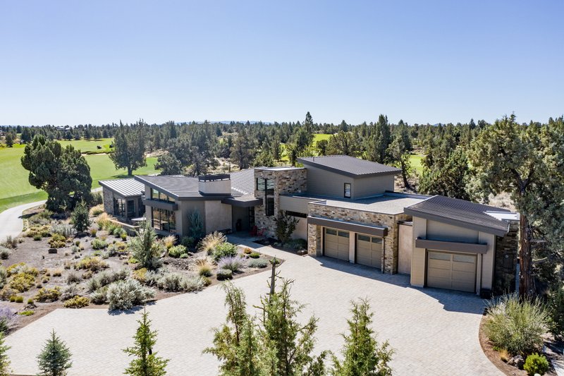 House Blueprint - Exterior - Front Elevation 6 for Contemporary House Plan #892-42 - 4 bed, 5.5 bath