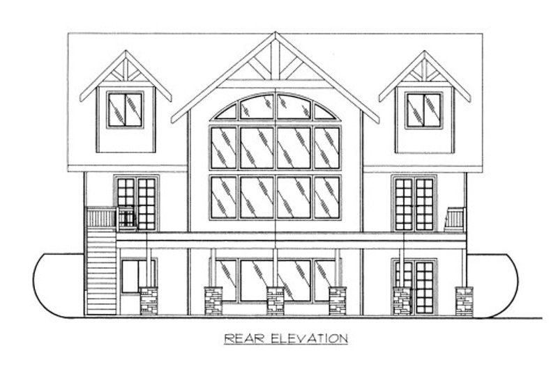 Craftsman Style House Plan - 4 Beds 3 Baths 2427 Sq/Ft Plan #117-702 ...