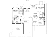 Adobe / Southwestern Style House Plan - 3 Beds 2.5 Baths 2399 Sq/Ft Plan #1-553 