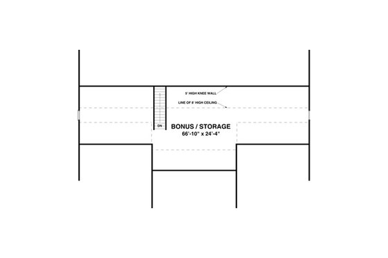 Floor Plan - Other Floor for Country House Plan #56-643 - 2 bed, 2.5 bath