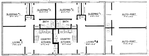 Ranch Floor Plan - Main Floor Plan #303-137