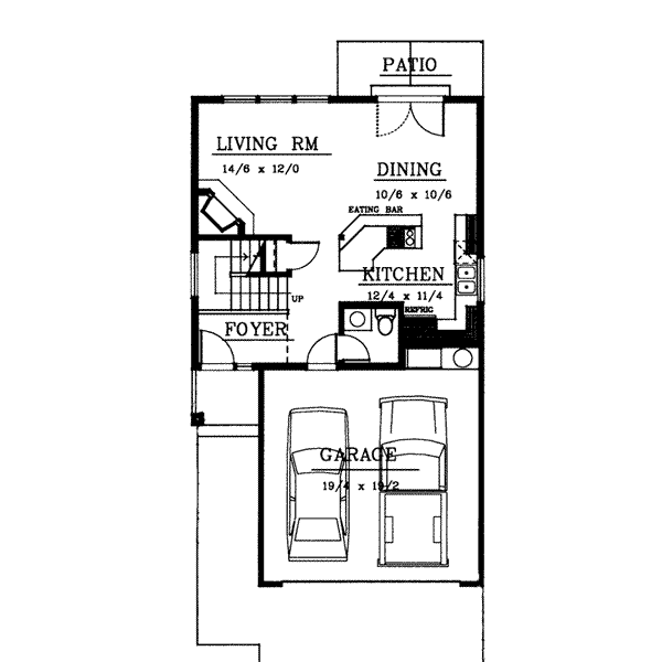 House Design - Traditional Floor Plan - Main Floor Plan #94-203