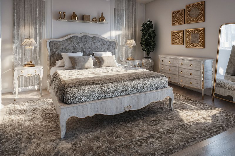 Dream House Plan - Interior - Master Bedroom for Prairie House Plan #124-1431 - 3 bed, 2 bath