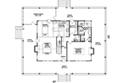 Farmhouse Style House Plan - 3 Beds 2.5 Baths 2200 Sq/Ft Plan #81-495 
