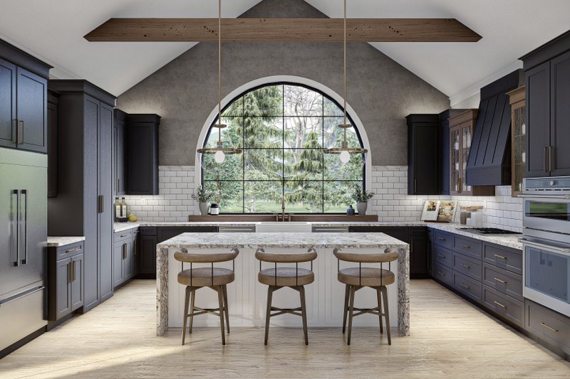 Home Plan - Interior - Kitchen 1 for European House Plan #455-635 - 4 bed, 3.5 bath