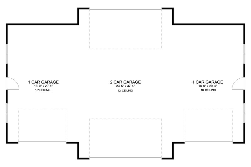 House Blueprint - Floor Plan - Main Floor for Farmhouse House Plan #1060-162, 0 bath