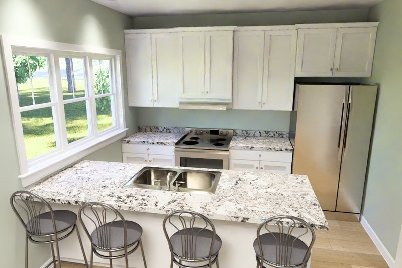 House Blueprint - Interior - Kitchen for Cottage House Plan #513-2453 - 3 bed, 2.5 bath