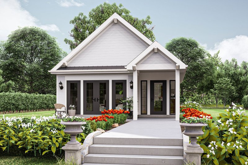 Dream House Plan - Craftsman Exterior - Front Elevation Plan #455-465
