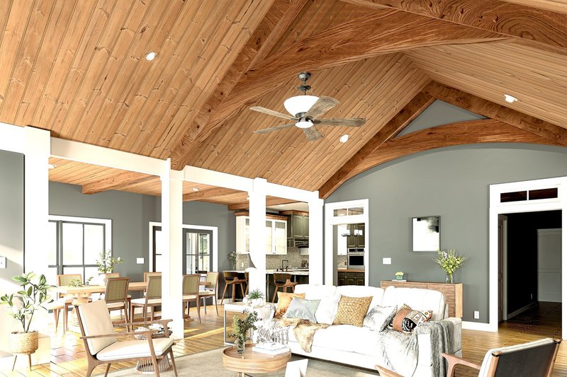 Dream House Plan - Interior - Family Room 1 for Craftsman House Plan #44-285 - 3 bed, 2.5 bath