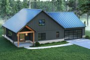 Barndominium Style House Plan - 3 Beds 2 Baths 2010 Sq/Ft Plan #1064-300 