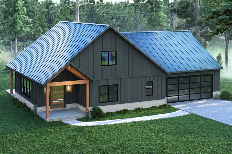 House Design - Exterior - Other Elevation 2 for Barndominium House Plan #1064-300 - 3 bed, 2 bath