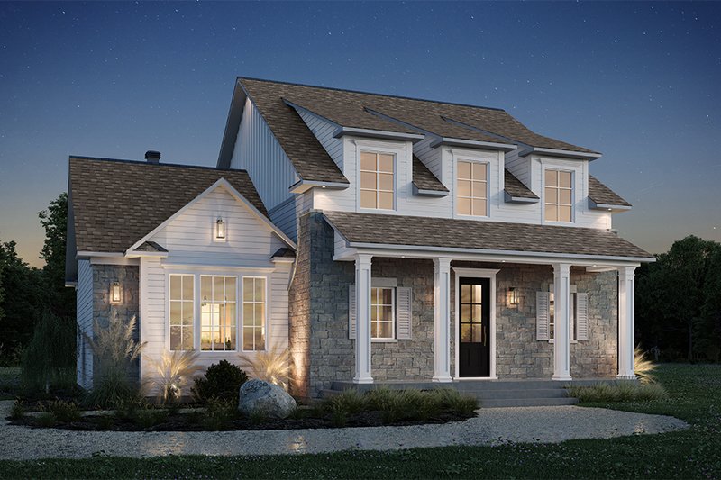 House Blueprint - Classical Exterior - Front Elevation Plan #23-2839