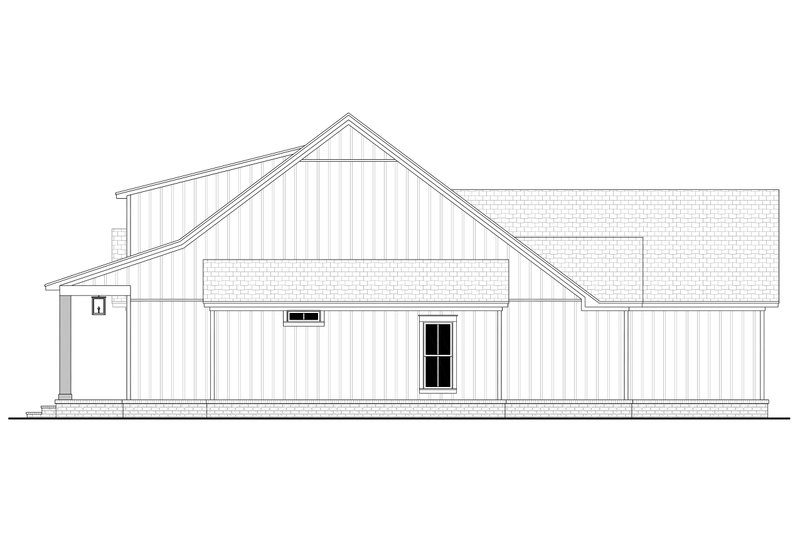 Dream House Plan - Exterior - Rear Elevation for Farmhouse House Plan #430-331 - 4 bed, 2.5 bath