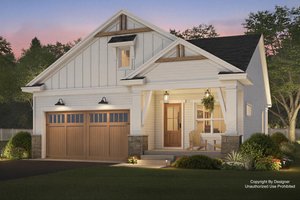 Farmhouse Exterior - Front Elevation Plan #51-1328