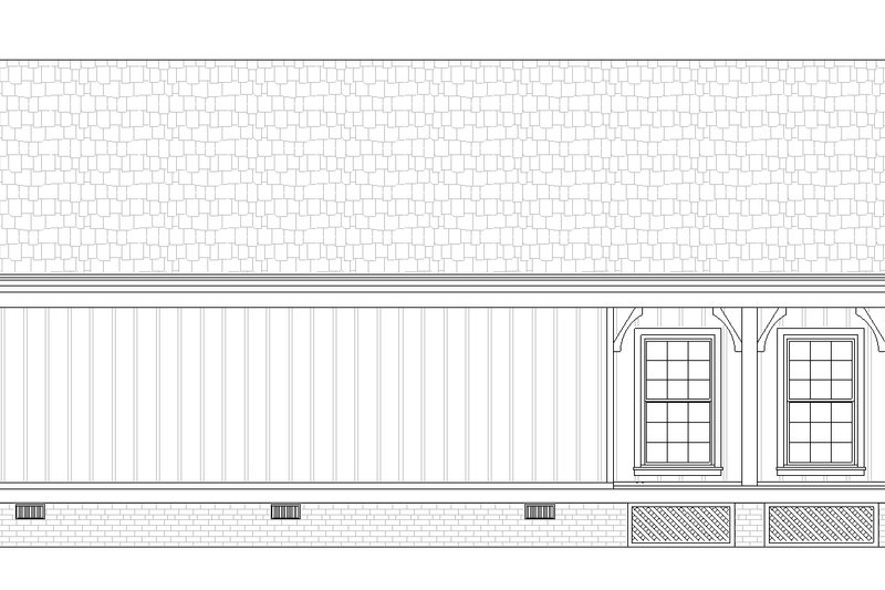 Dream House Plan - Exterior - Other Elevation 1 for Cottage House Plan #45-618 - 1 bed, 1.5 bath