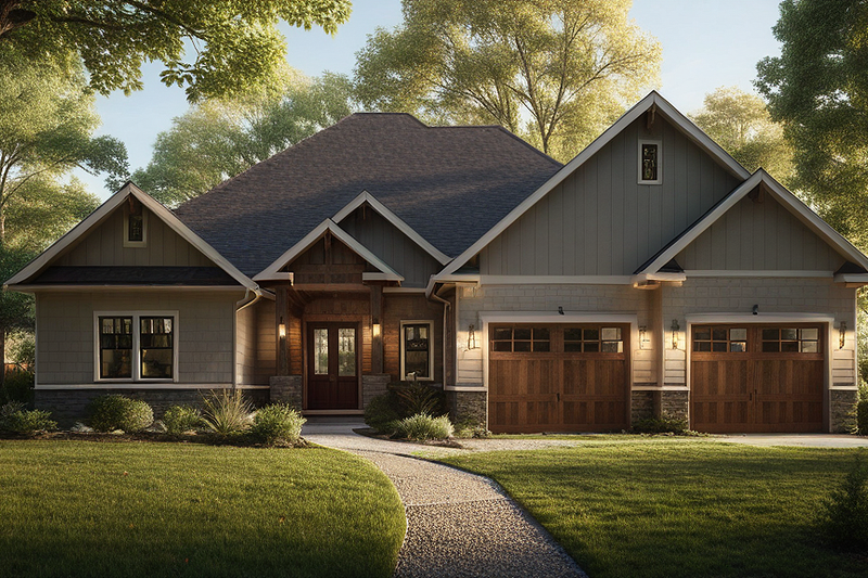 House Blueprint - Photo 16 for Farmhouse House Plan #1109-13 - 5 bed, 3.5 bath