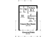 Cabin Style House Plan - 2 Beds 3 Baths 1139 Sq/Ft Plan #126-293 