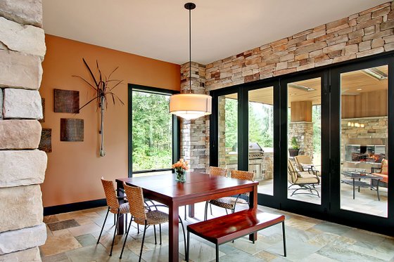 Interior - Dining Room for Modern House Plan #132-221 - 4 bed, 4.5 bath