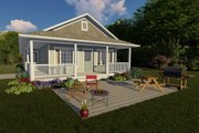 Colonial Style House Plan - 3 Beds 2 Baths 1385 Sq/Ft Plan #126-231 