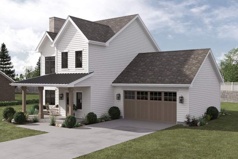 Architectural House Design - Exterior - Other Elevation 1 for Traditional House Plan #455-741 - 3 bed, 2.5 bath