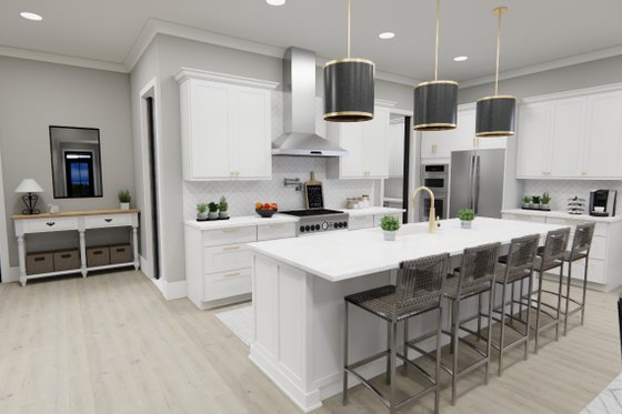 Interior - Kitchen for Farmhouse House Plan #51-1262 - 3 bed, 3.5 bath