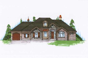 Traditional Exterior - Front Elevation Plan #5-275