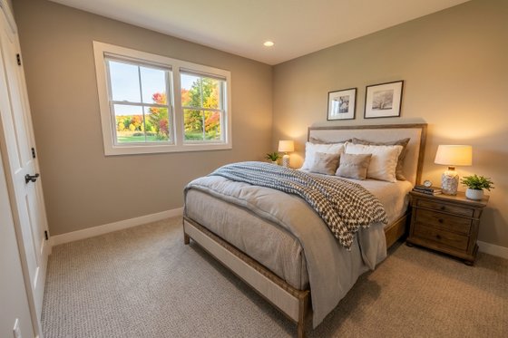 Interior - Bedroom 1 for Farmhouse House Plan #51-1527 - 3 bed, 2.5 bath