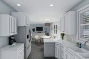 Farmhouse Style House Plan - 3 Beds 2 Baths 1555 Sq/Ft Plan #1060-104 