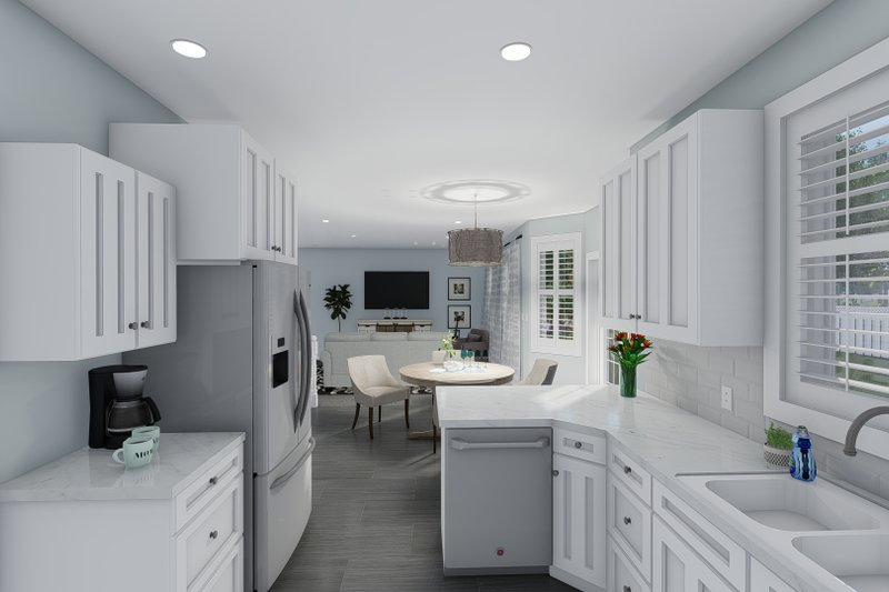 House Blueprint - Interior - Kitchen for Farmhouse House Plan #1060-104 - 3 bed, 2 bath