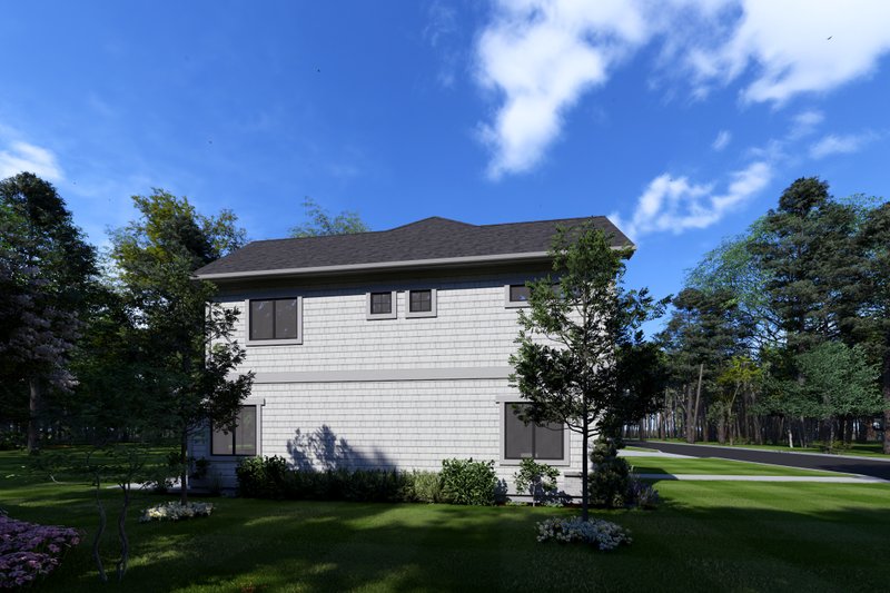 House Design - Exterior - Other Elevation 1 for Traditional House Plan #1069-38 - 4 bed, 3.5 bath