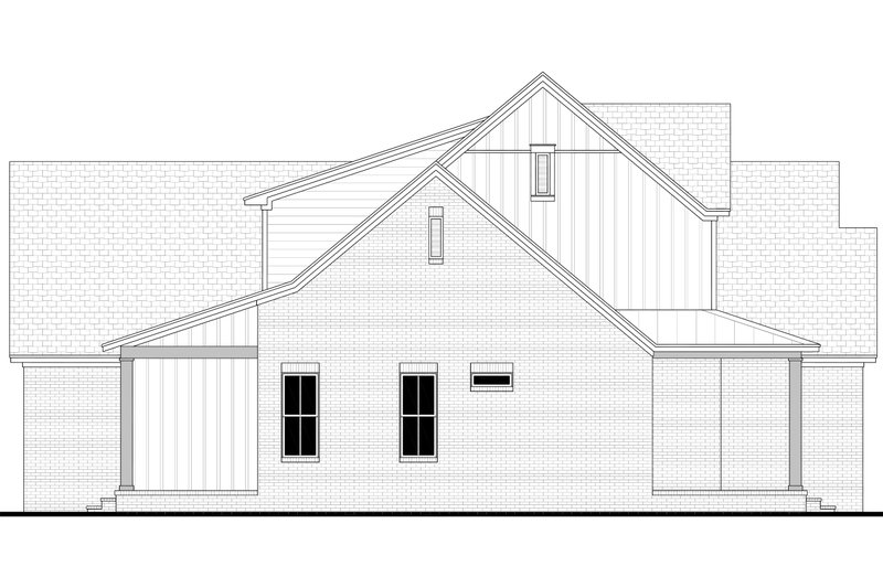 House Design - Exterior - Other Elevation for Farmhouse House Plan #430-384 - 5 bed, 3.5 bath