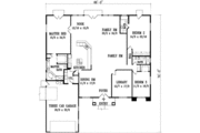 Adobe / Southwestern Style House Plan - 4 Beds 3 Baths 3256 Sq/Ft Plan #1-1149 