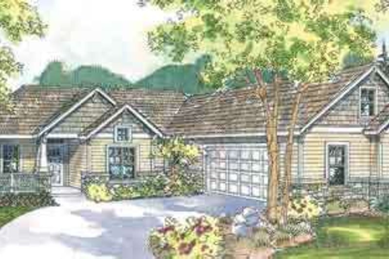 Dream House Plan - Craftsman Exterior - Front Elevation Plan #124-532