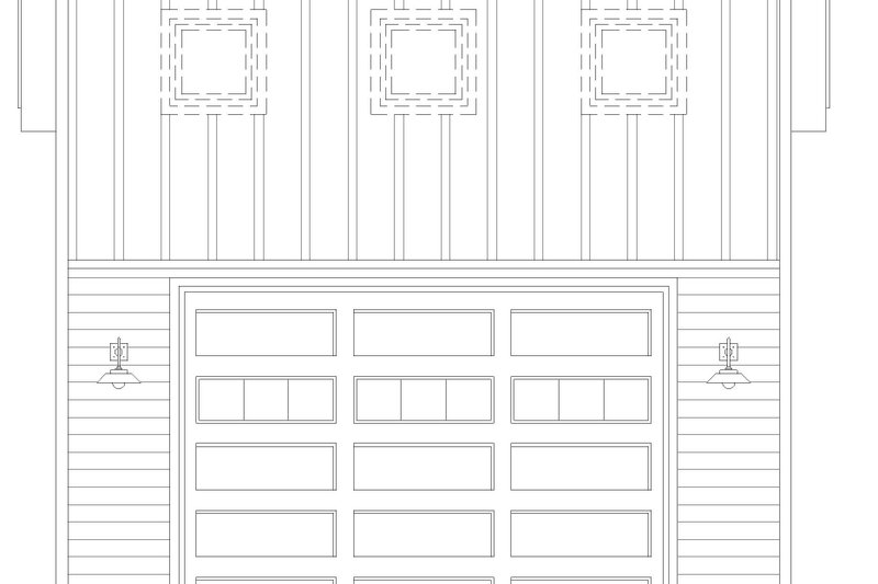 Dream House Plan - Exterior - Front Elevation 3 for Contemporary House Plan #932-529, 0 bath
