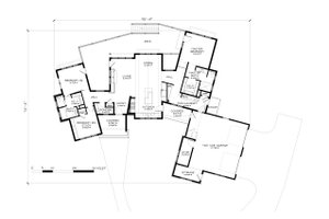 Floor Plan - Main Floor for Ranch House Plan #895-117 - 3 bed, 2.5 bath