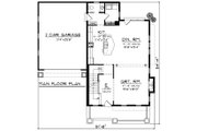 Traditional Style House Plan - 4 Beds 3.5 Baths 2439 Sq/Ft Plan #70-1199 