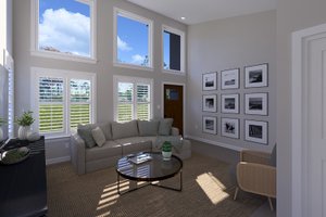 Interior - Family Room 2 for Modern House Plan #1060-324 - 2 bed, 1 bath