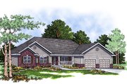 Traditional Style House Plan - 3 Beds 2.5 Baths 1926 Sq/Ft Plan #70-243 