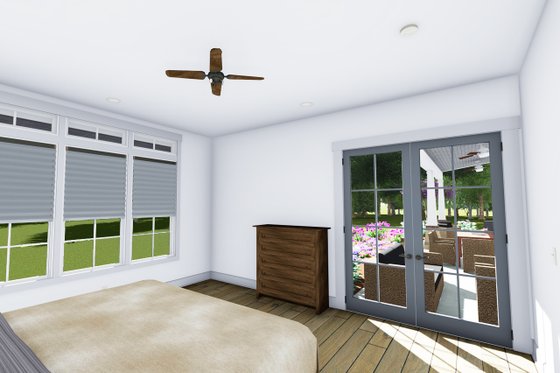 Interior - Master Bedroom for Farmhouse House Plan #1069-2 - 3 bed, 4 bath