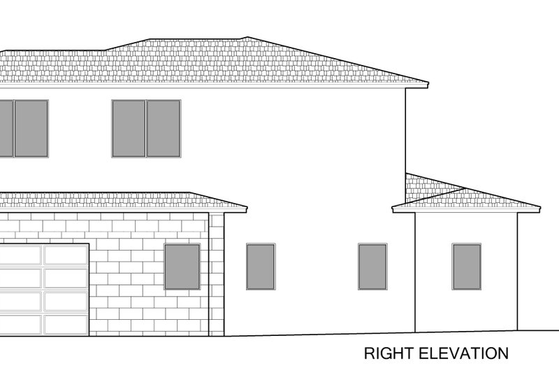 Dream House Plan - Exterior - Other Elevation 1 for Contemporary House Plan #1058-215 - 5 bed, 4.5 bath
