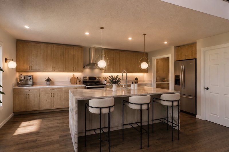 House Blueprint - Interior - Kitchen for Barndominium House Plan #1064-495 - 3 bed, 2.5 bath