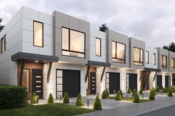 Exterior - Other Elevation 1 for Contemporary House Plan #1066-247 - 15 bed, 10.5 bath