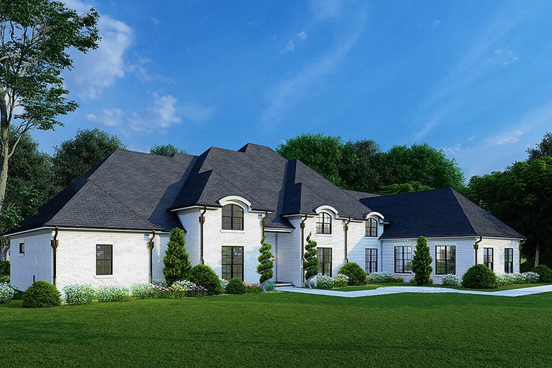 House Blueprint - Exterior - Other Elevation for European House Plan #923-274 - 4 bed, 4 bath