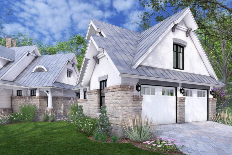 House Blueprint - Exterior - Other Elevation 6 for Farmhouse House Plan #120-292 - 3 bed, 2 bath