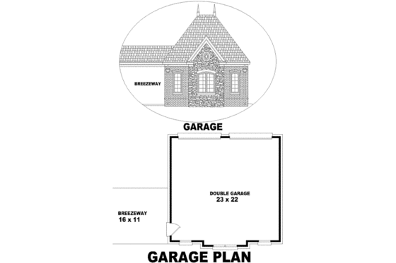 Floor Plan - Other Floor for European House Plan #81-1351 - 4 bed, 4 bath