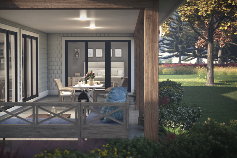 Home Plan - Exterior - Outdoor Living for Ranch House Plan #1086-13 - 3 bed, 2.5 bath
