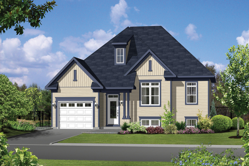 Traditional Style House Plan - 2 Beds 1 Baths 997 Sq/Ft Plan #25-4626