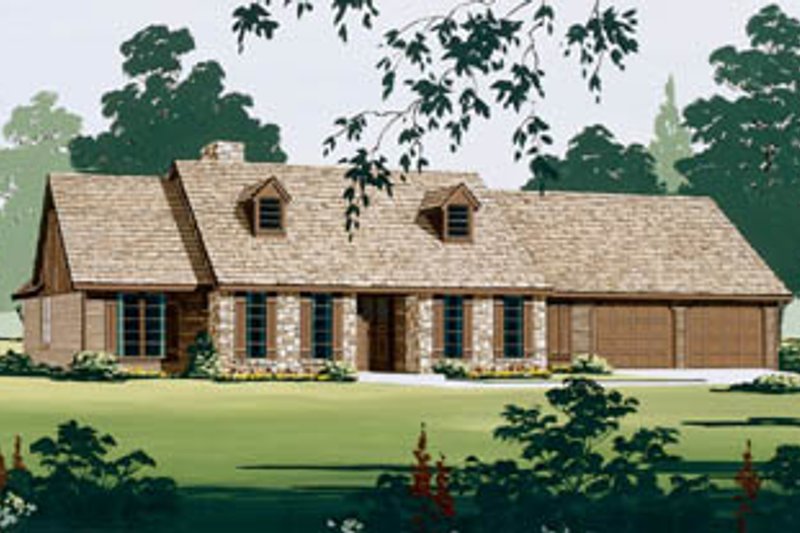 Dream House Plan - Traditional Exterior - Front Elevation Plan #45-130