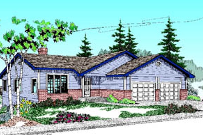Architectural House Design - Traditional Exterior - Front Elevation Plan #60-180