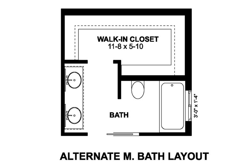 Dream House Plan - Floor Plan - Other Floor 2 for Farmhouse House Plan #126-175 - 2 bed, 2 bath